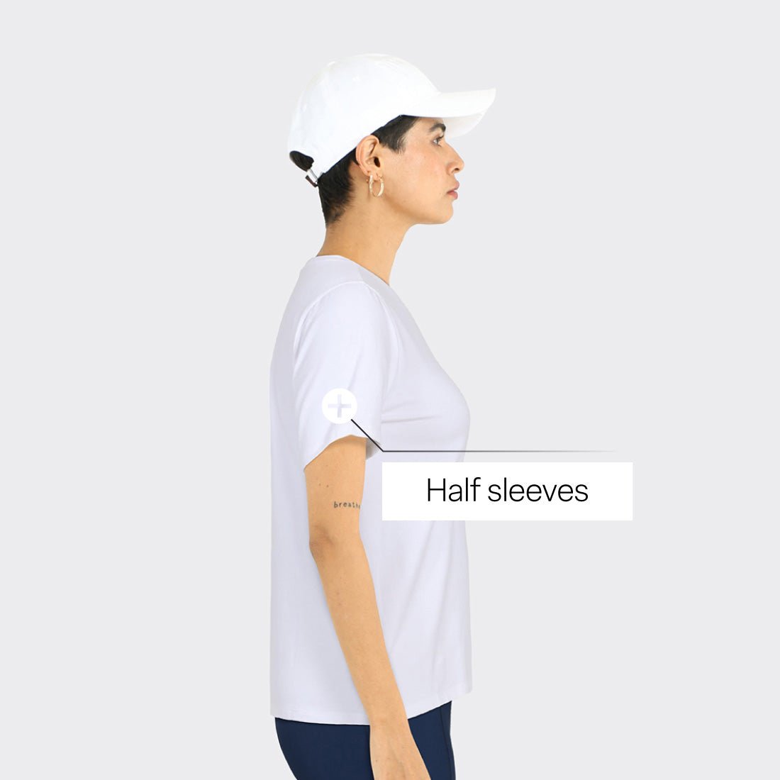 Last Tee - V Neck Half Sleeves - BlissClub