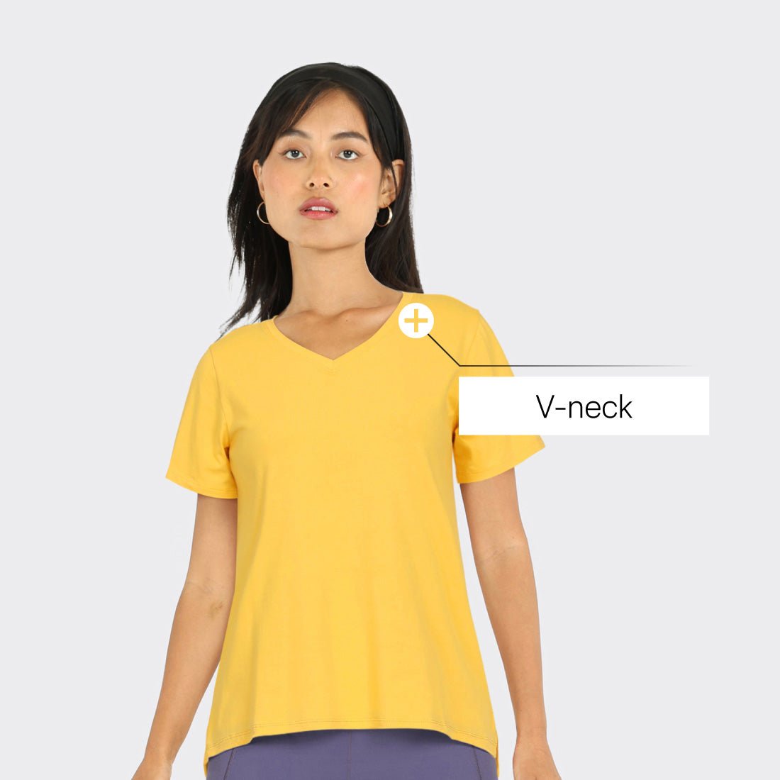 Last Tee - V Neck Half Sleeves - BlissClub
