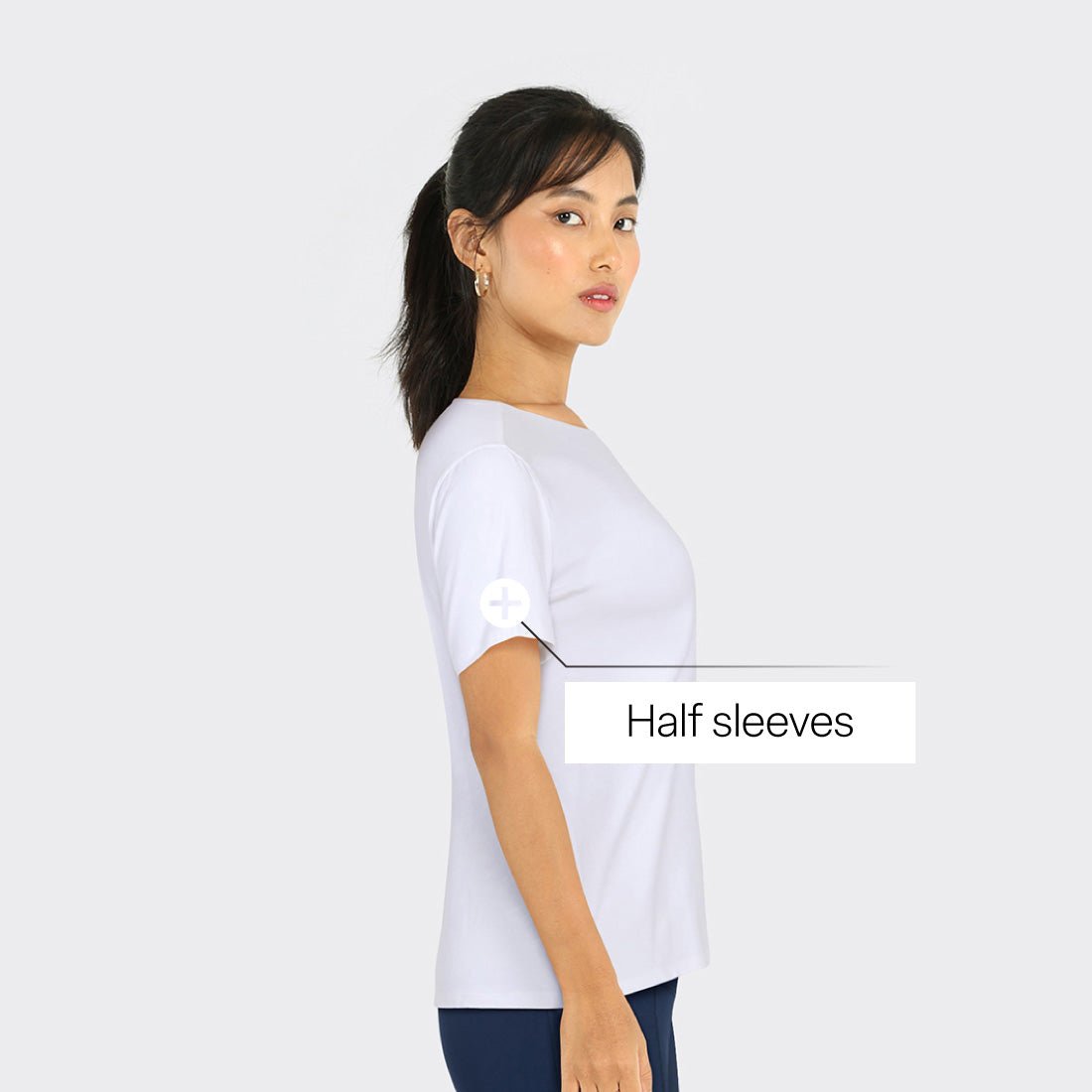 Last Tee - V Neck Half Sleeves - BlissClub