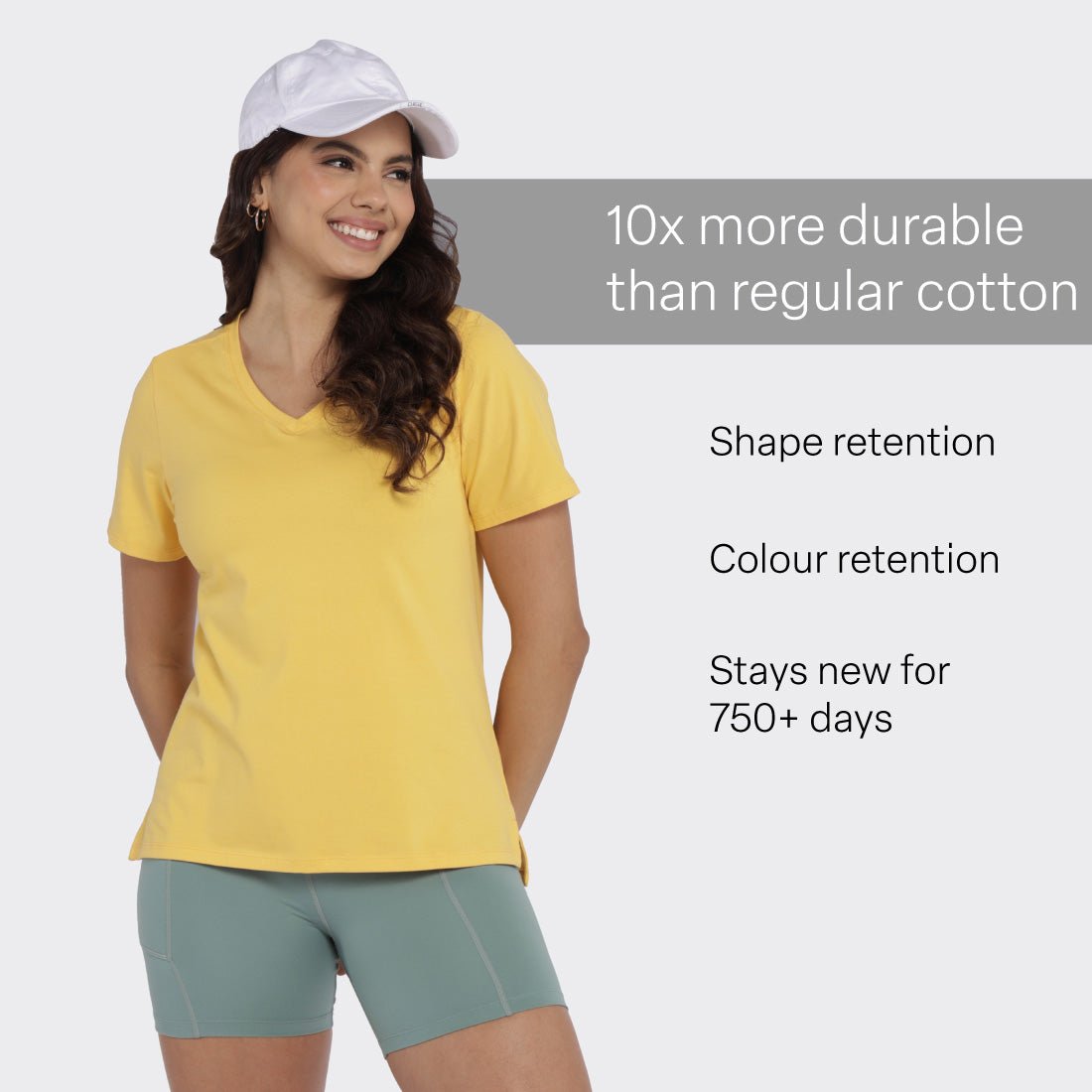 Last Tee - V Neck Half Sleeves - BlissClub