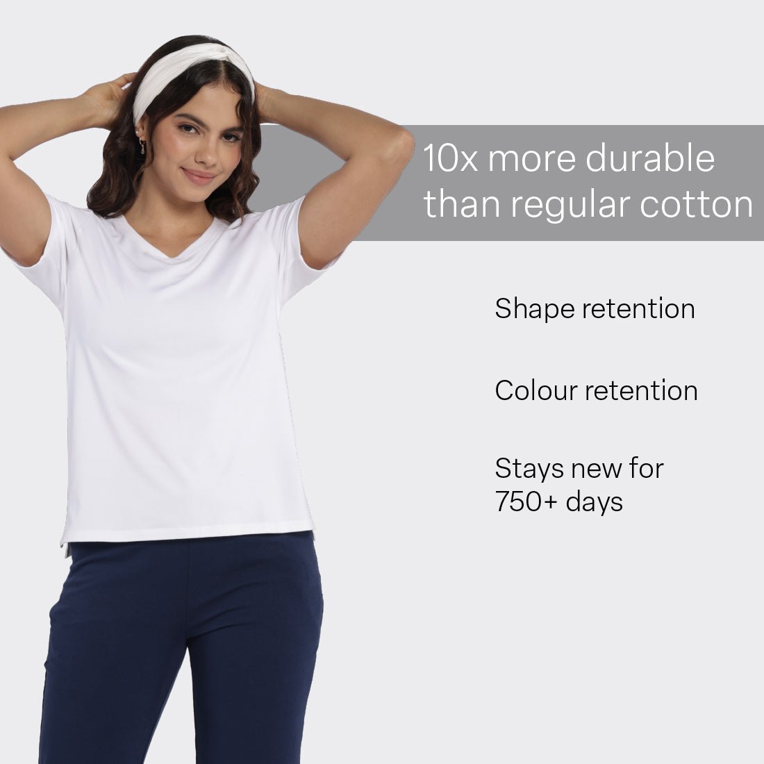 Last Tee - V Neck Half Sleeves - BlissClub