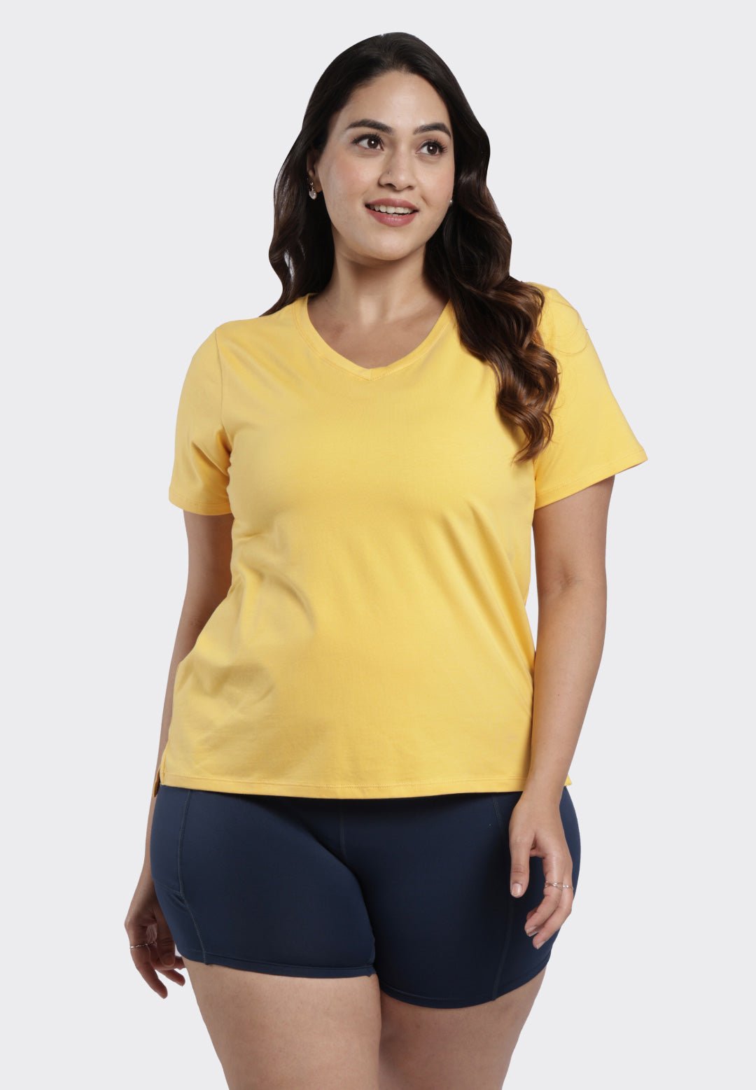 Last Tee - V Neck Half Sleeves - BlissClub
