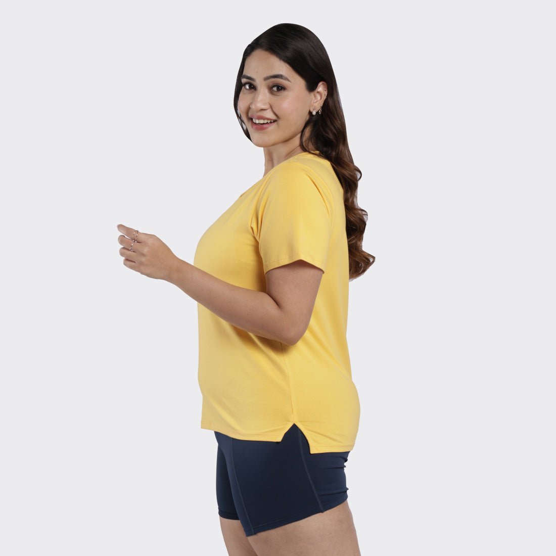 Last Tee - V Neck Half Sleeves - BlissClub