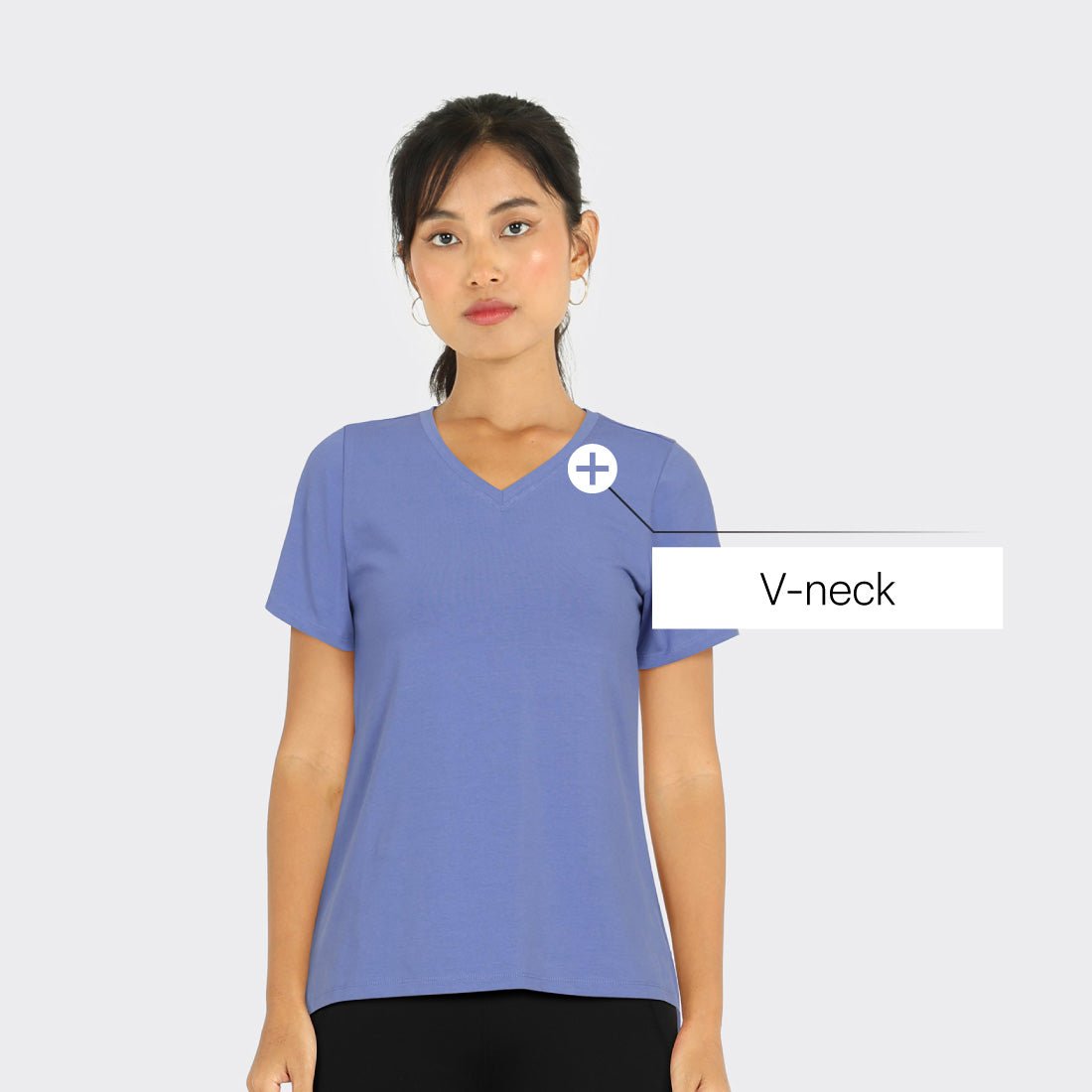 Last Tee - V Neck Half Sleeves - BlissClub