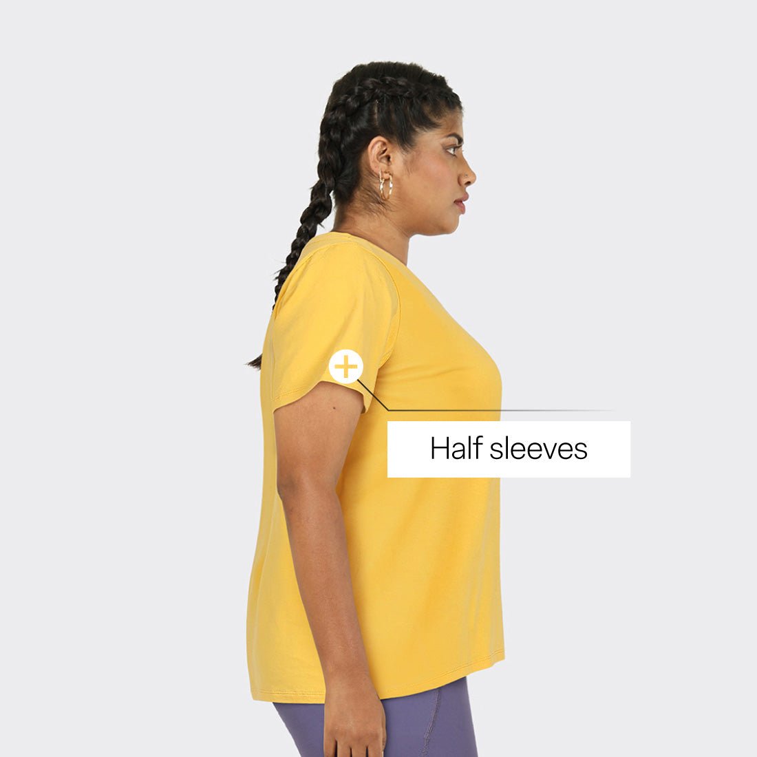 Last Tee - V Neck Half Sleeves - BlissClub