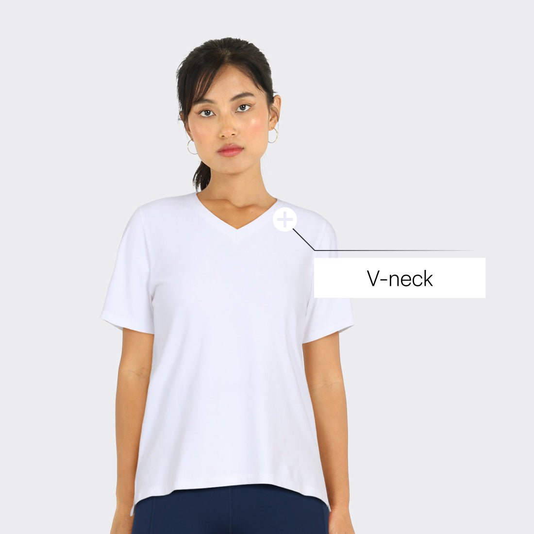 Last Tee - V Neck Half Sleeves - BlissClub