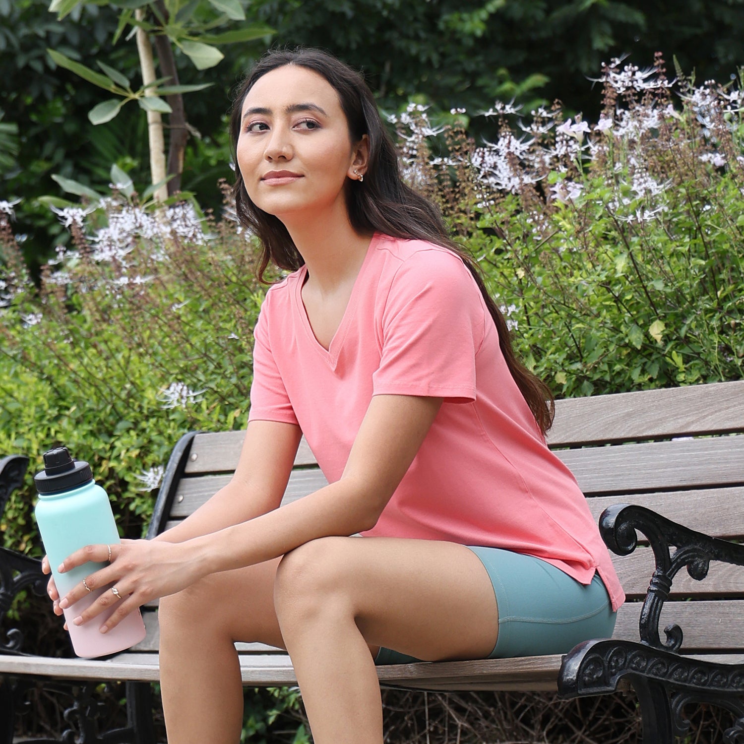 Last Tee - V Neck Half Sleeves - BlissClub