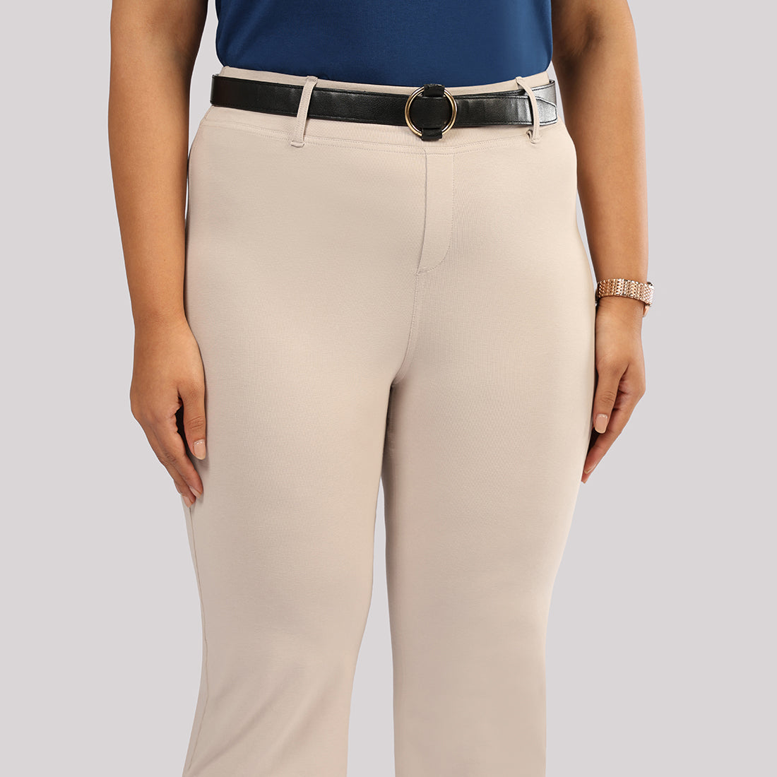AM:PM Air Flare Trousers - Cotton