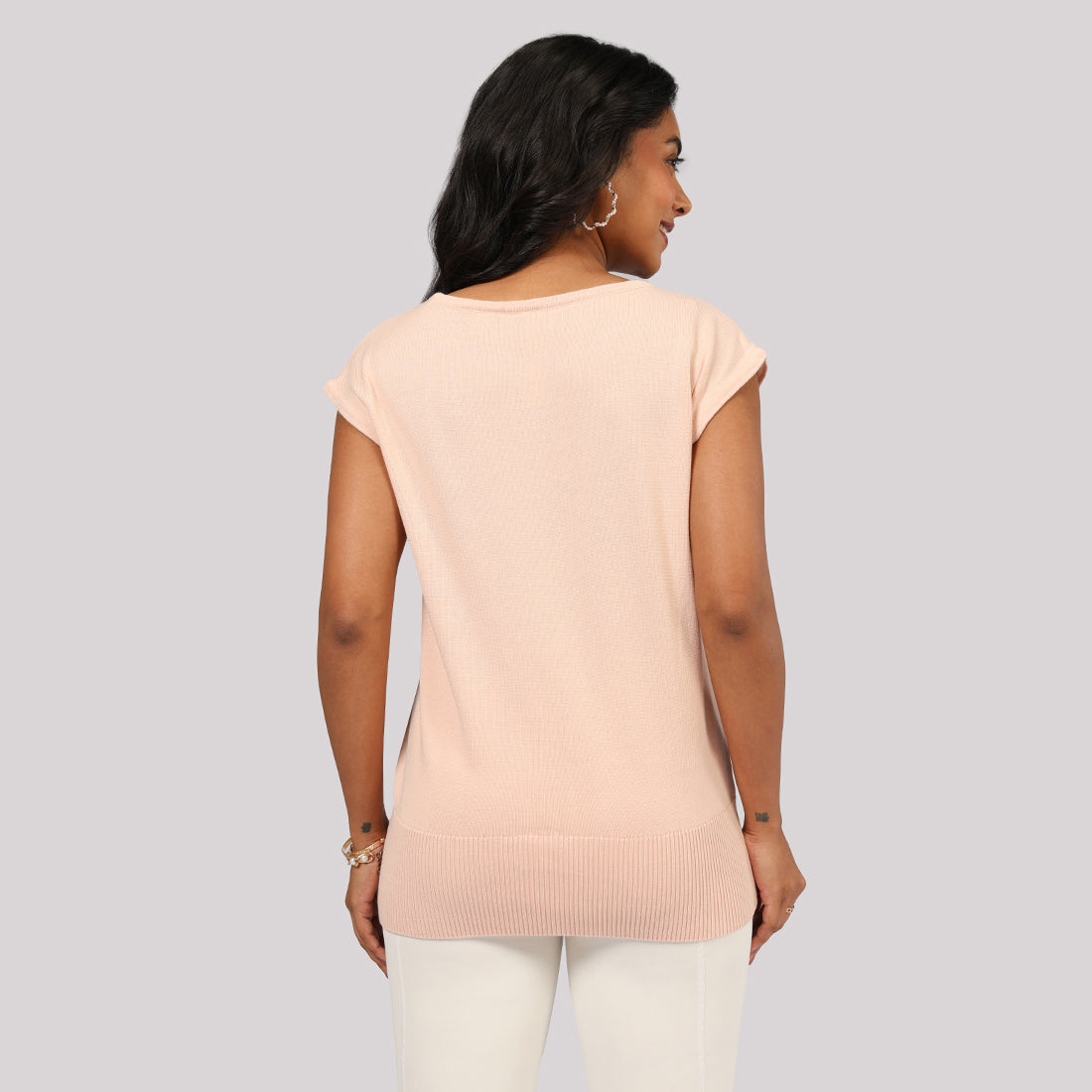 Move All Day Cap Sleeves Top