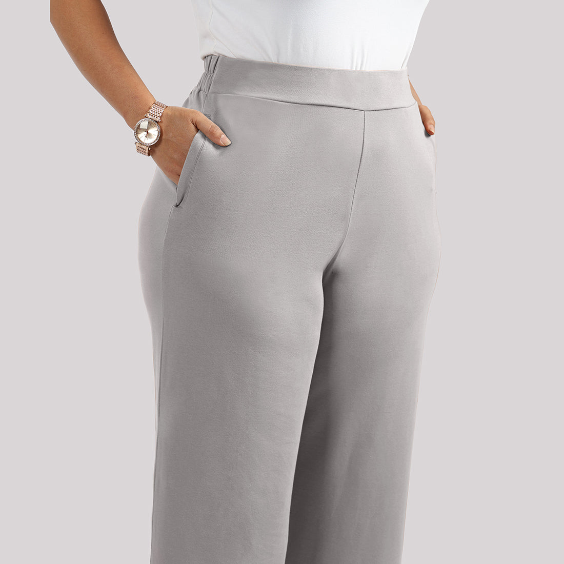 AM:PM Cotton Wide Legged Pants Tall