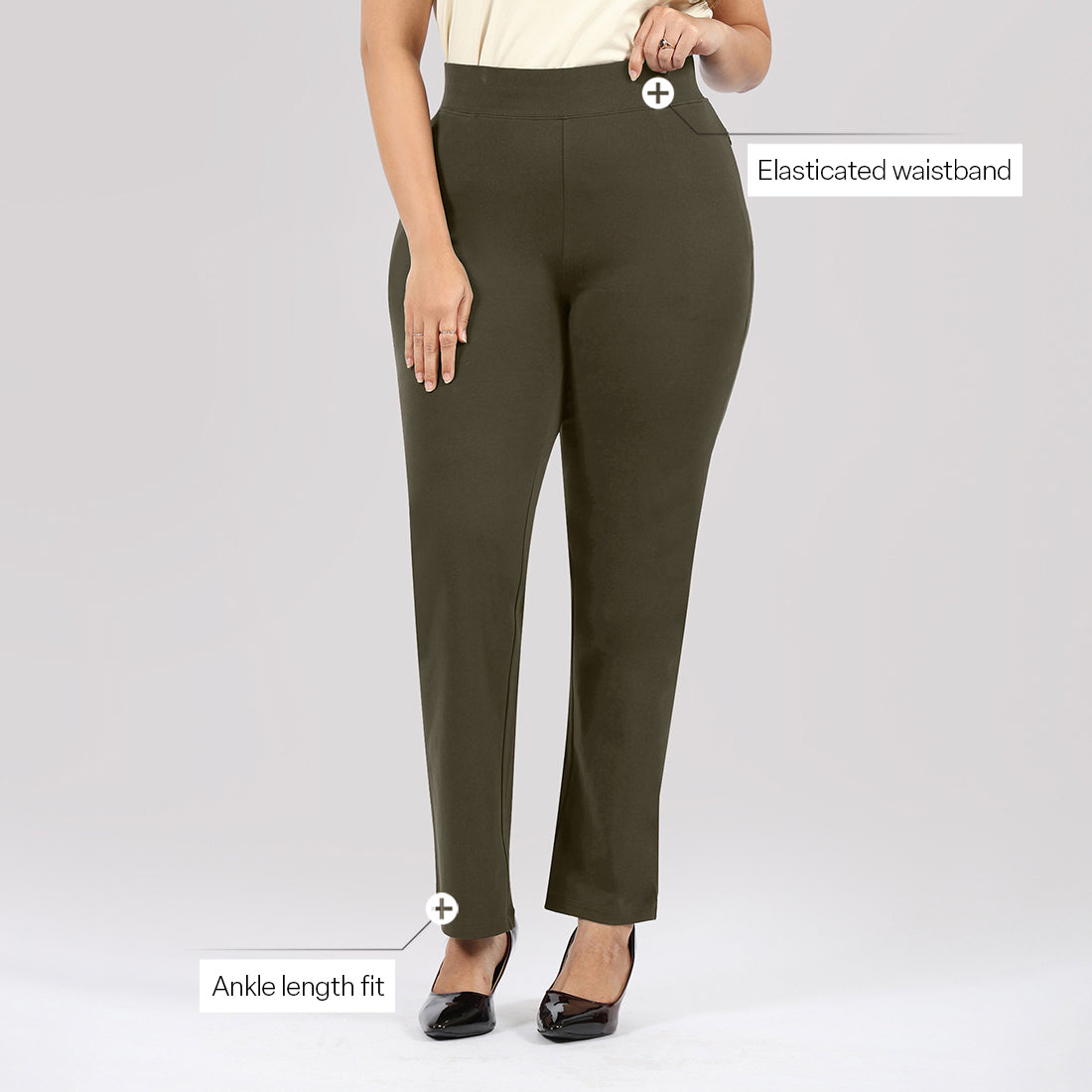 AM:PM Cotton Straight Pants