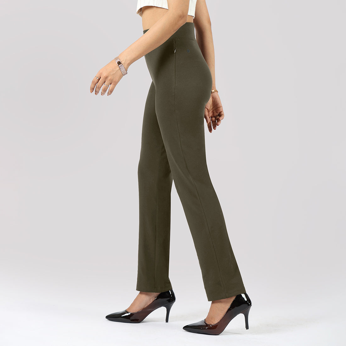 AM:PM Cotton Straight Pants Tall