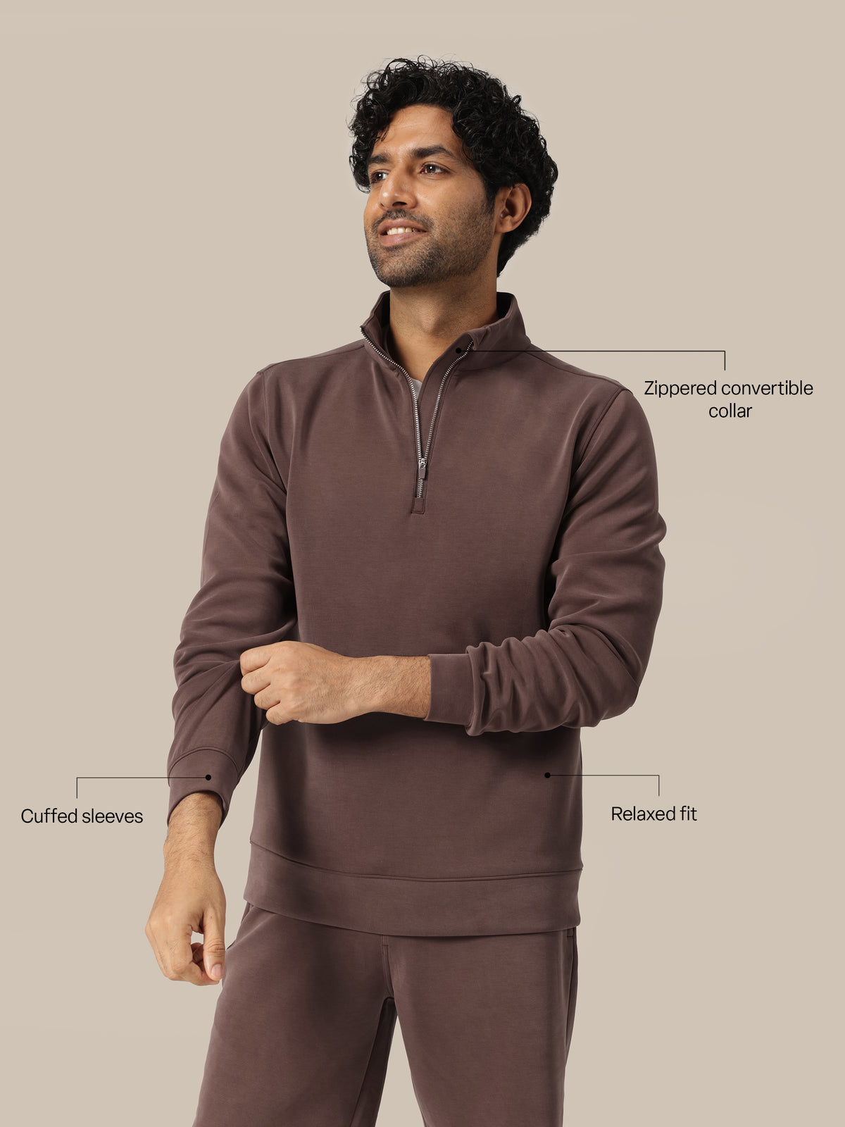 Bare Butter™ Quarter zip