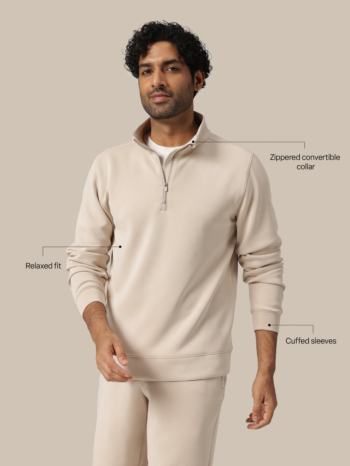 Bare Butter™ Quarter zip