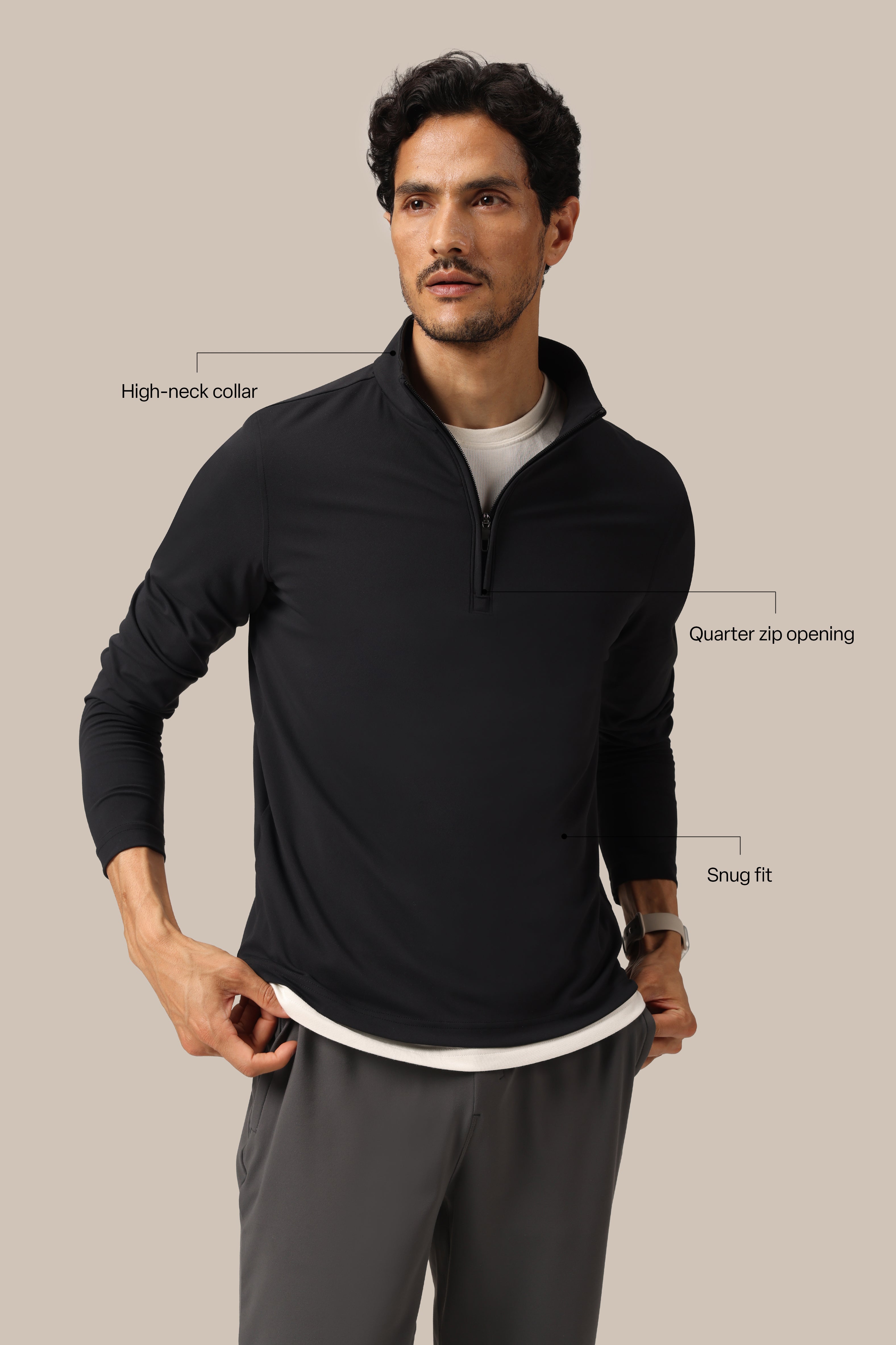 The Cloud Quarter Zip