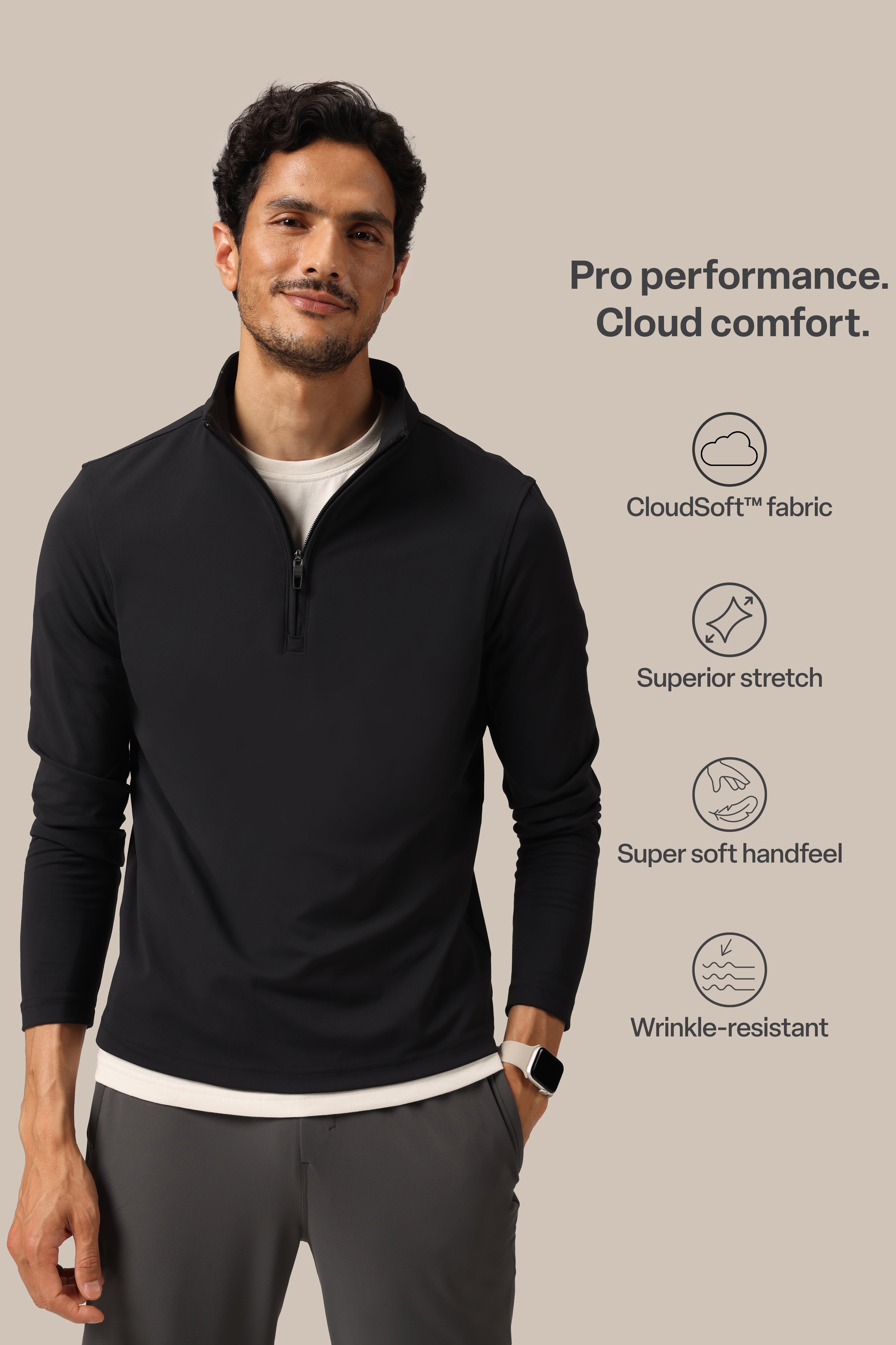 The Cloud Quarter Zip