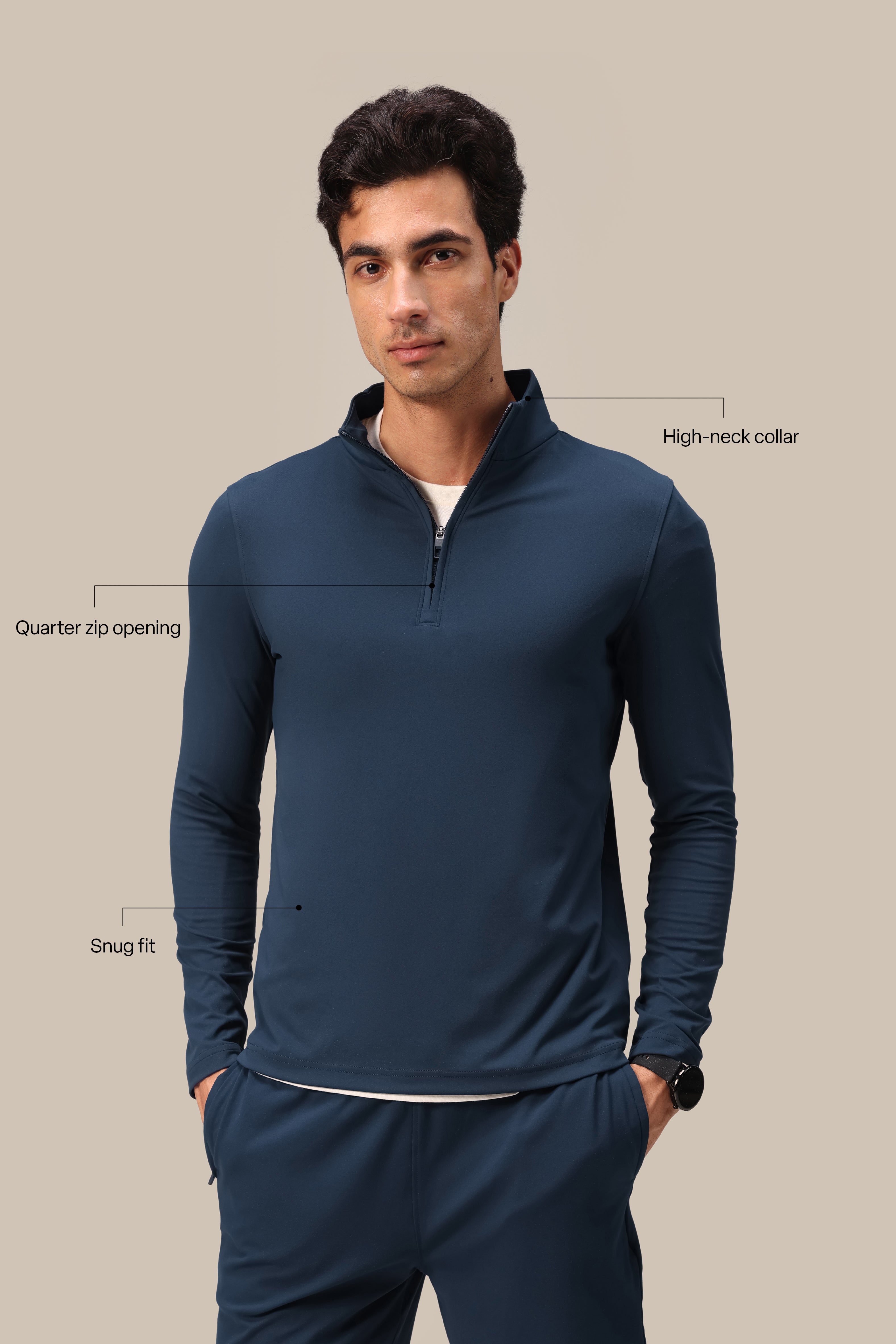 The Cloud Quarter Zip