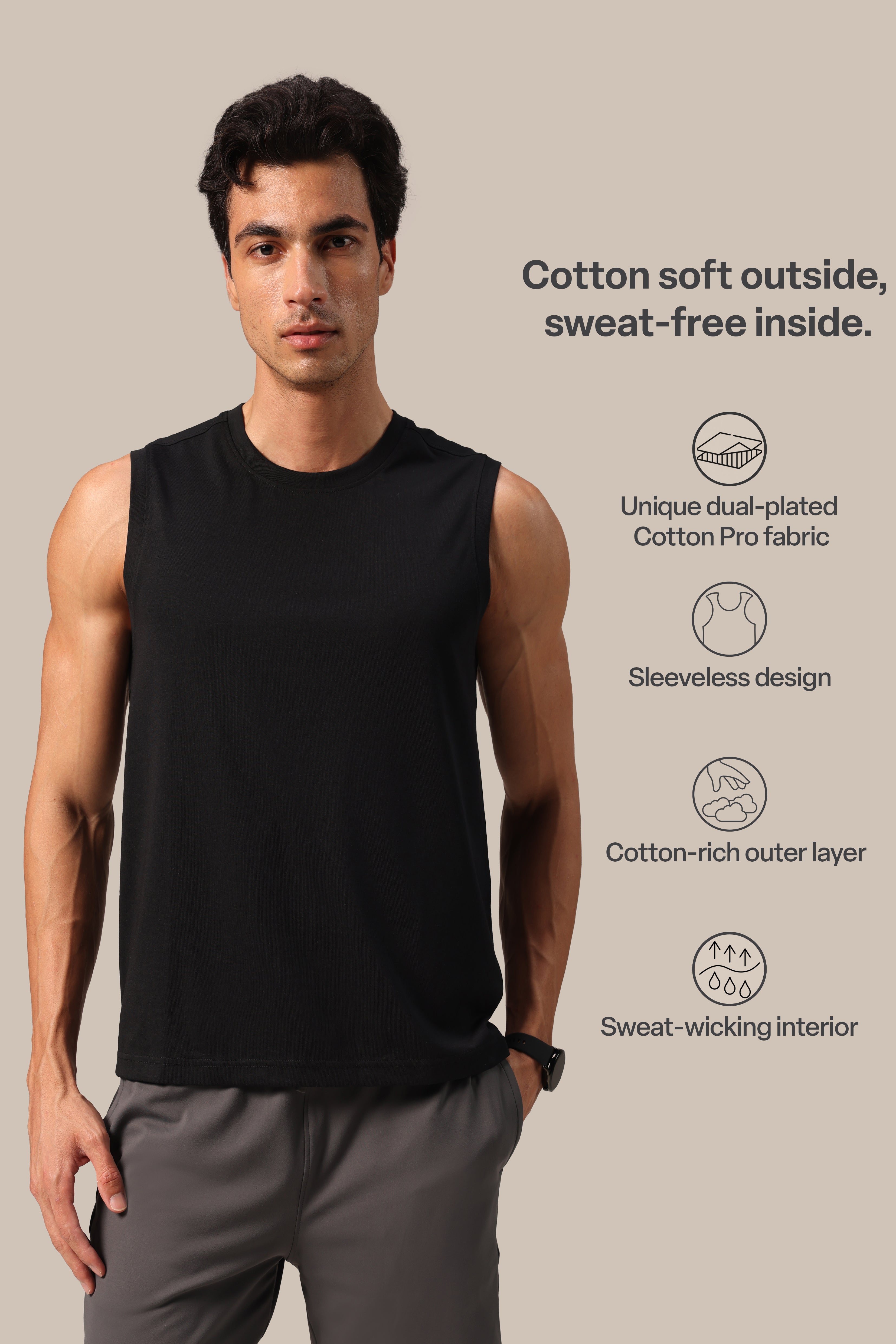 The Cotton Pro Muscle Tee