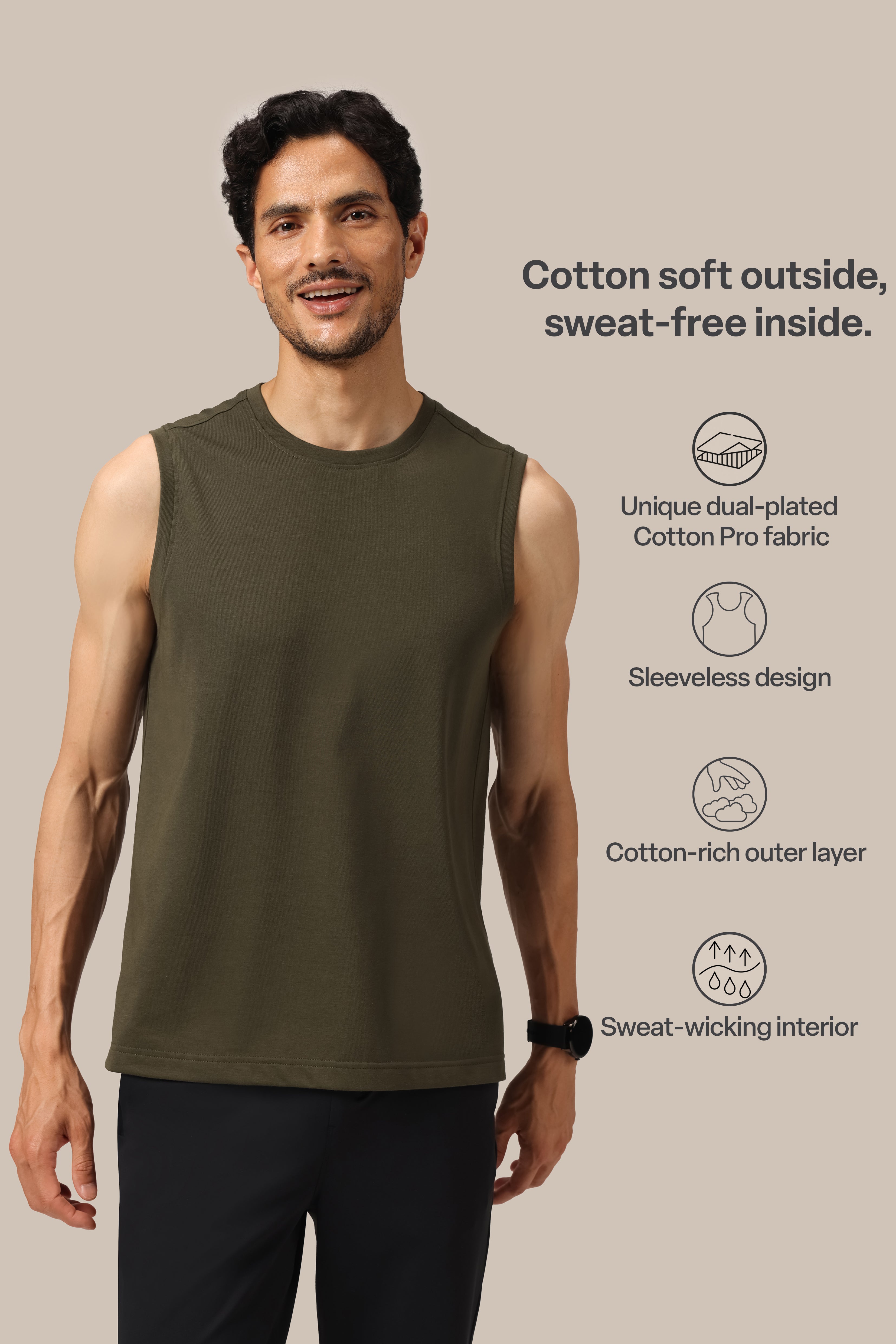 The Cotton Pro Muscle Tee