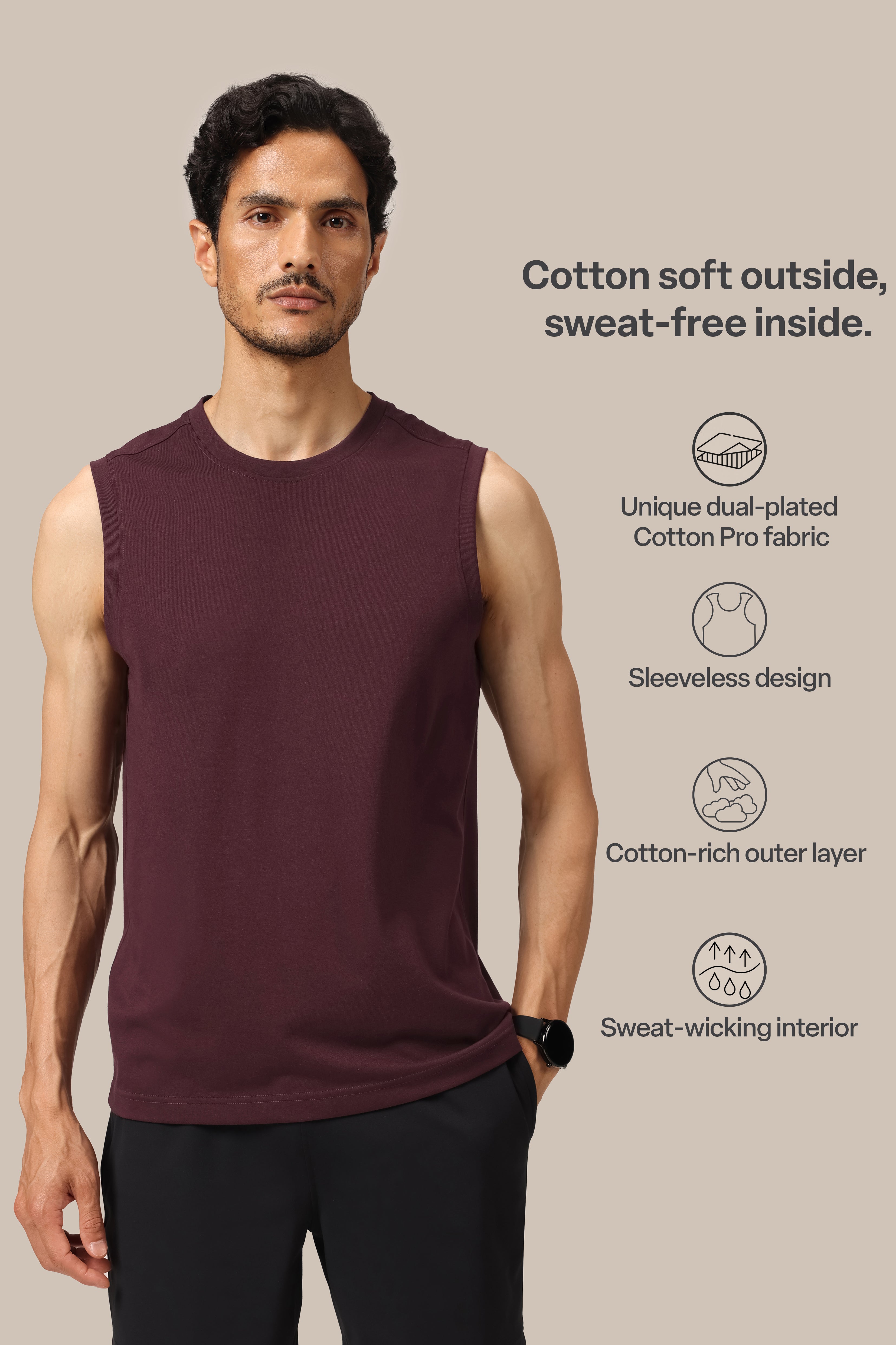 The Cotton Pro Muscle Tee