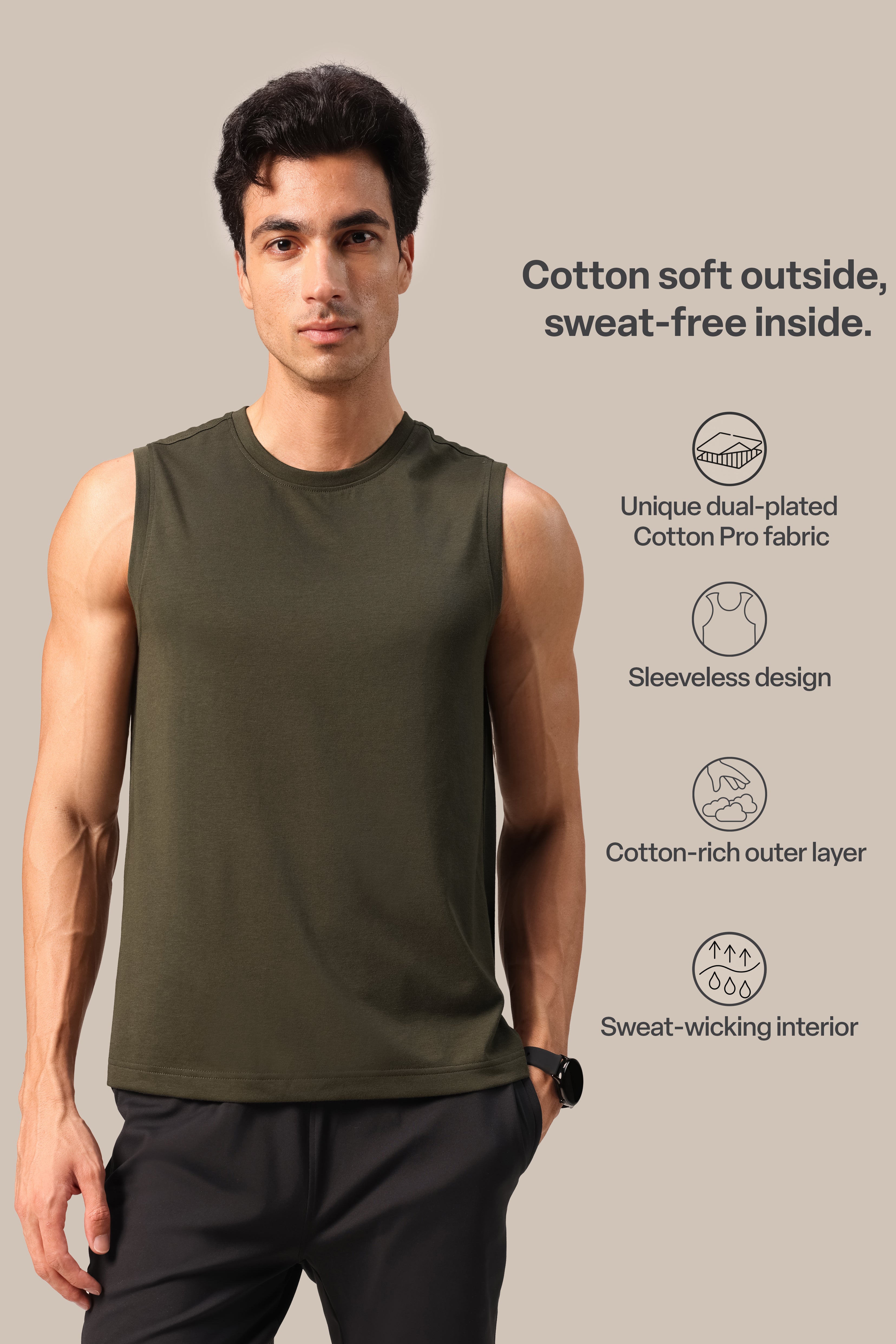 The Cotton Pro Muscle Tee