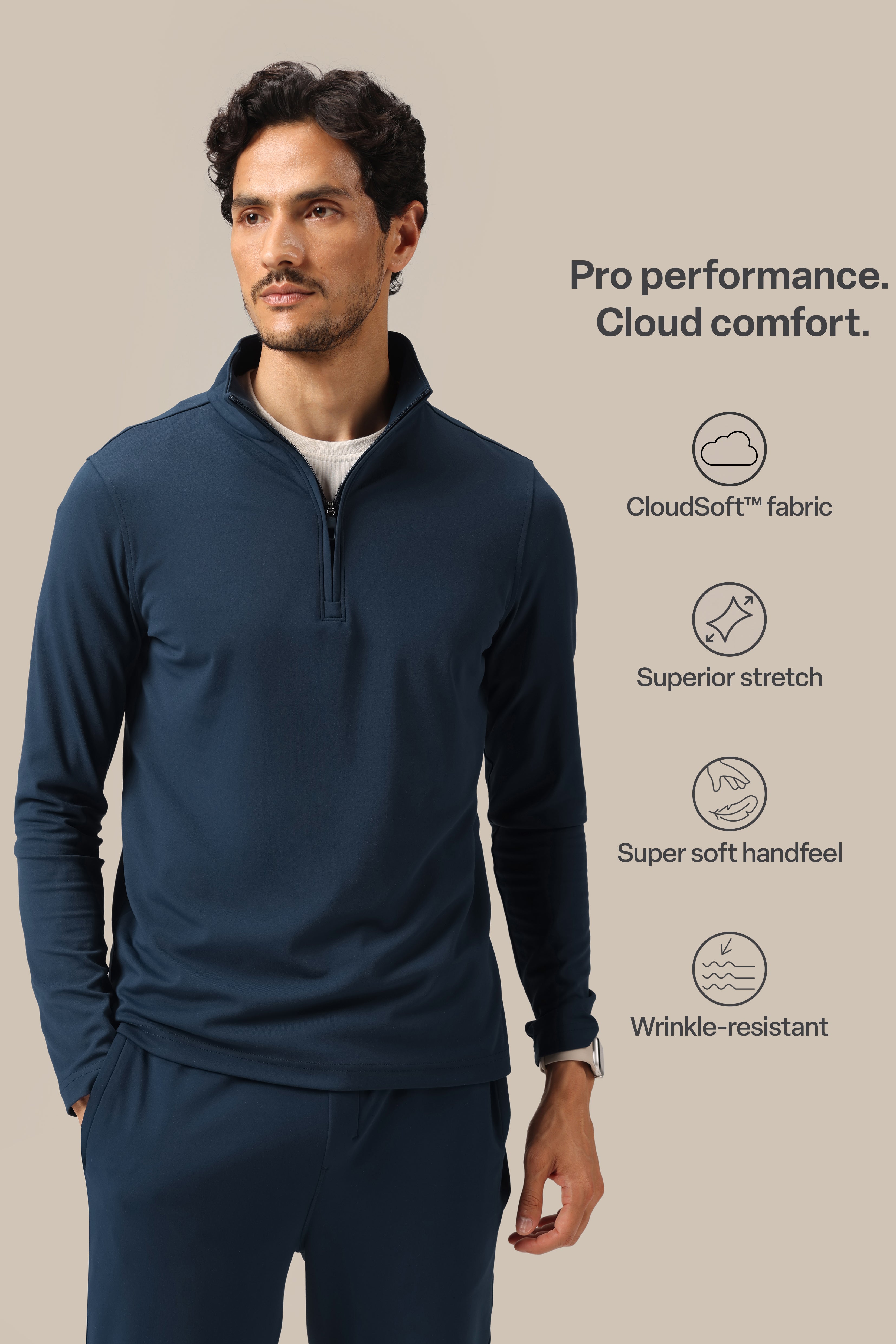 The Cloud Quarter Zip