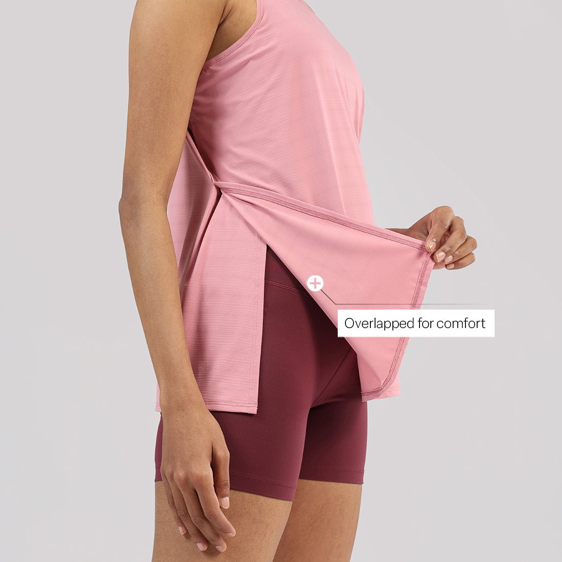 Most Breathable - Overlapped Mesh Tank - BlissClub