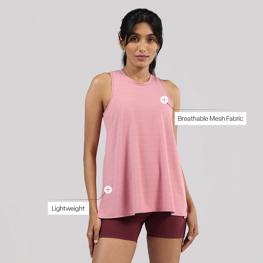 Most Breathable - Overlapped Mesh Tank - BlissClub