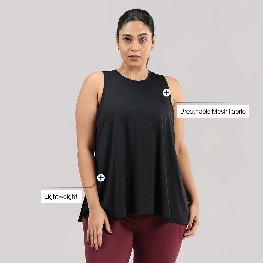 Most Breathable - Overlapped Mesh Tank - BlissClub