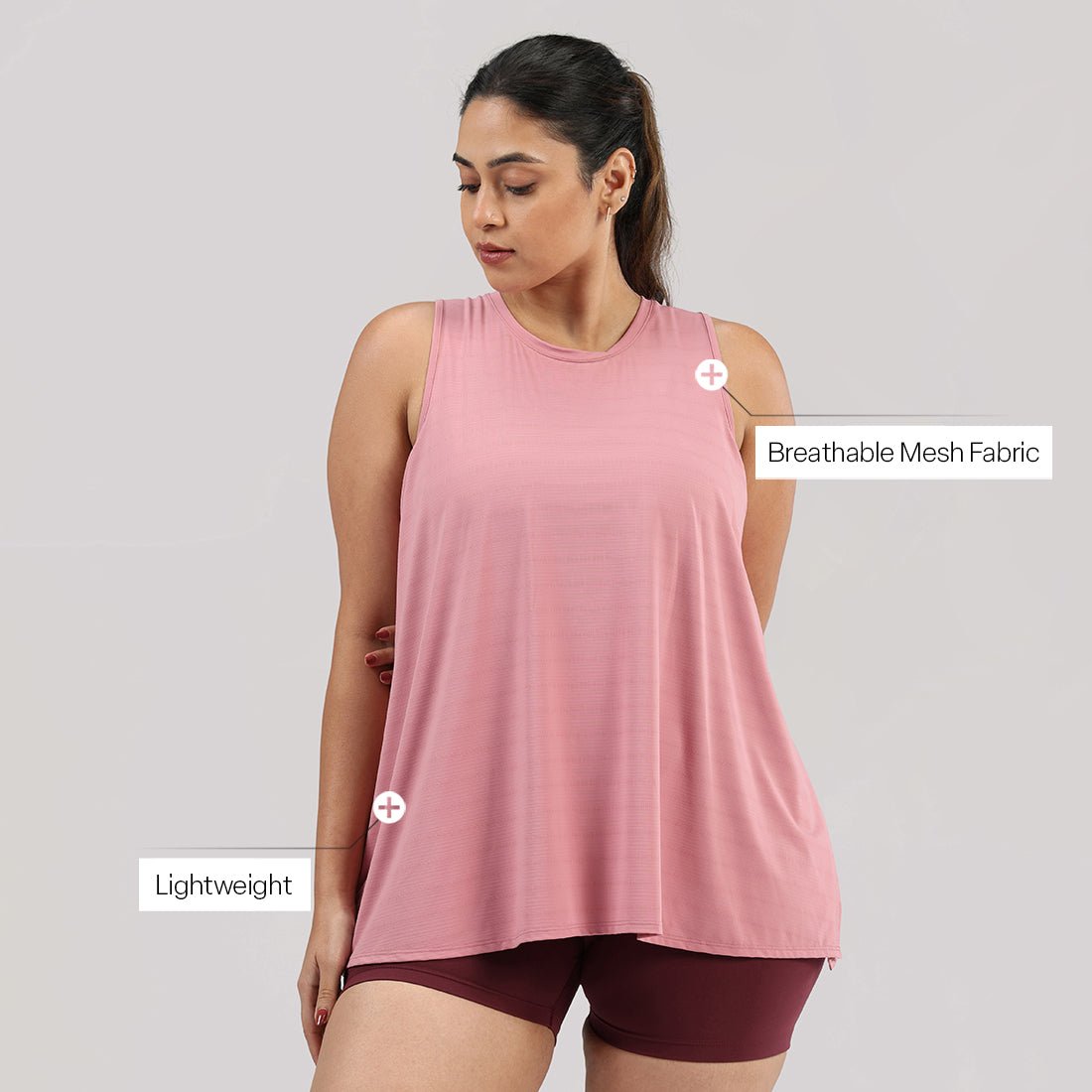 Most Breathable - Overlapped Mesh Tank - BlissClub