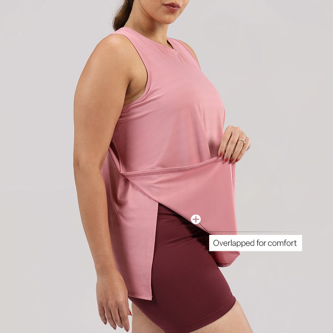 Most Breathable - Overlapped Mesh Tank - BlissClub
