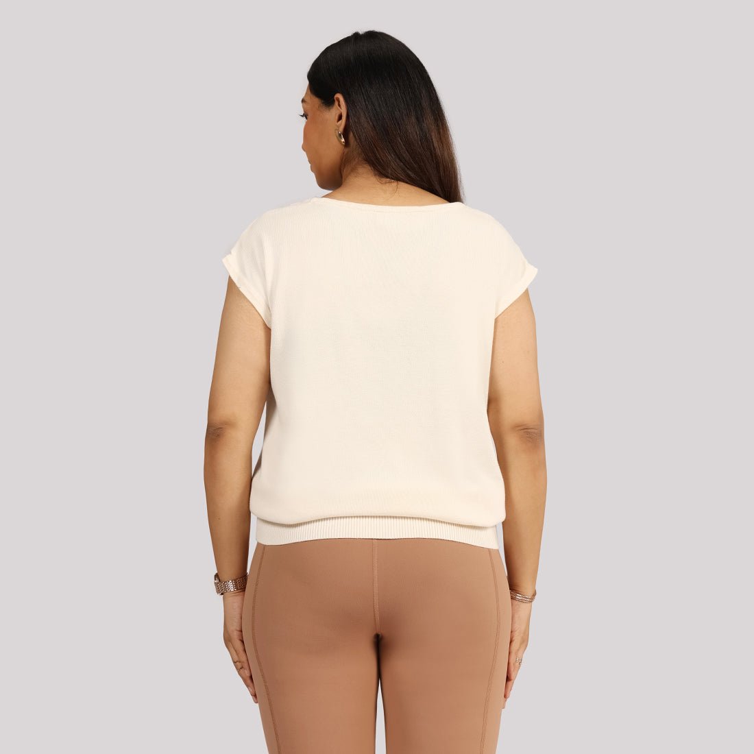 Move All Day Cap Sleeves Top - BlissClub