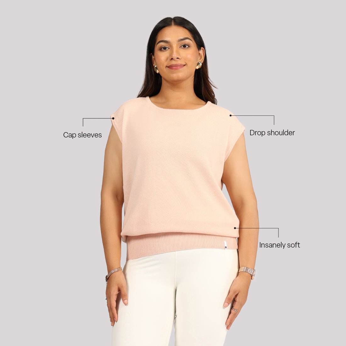Move All Day Cap Sleeves Top - BlissClub