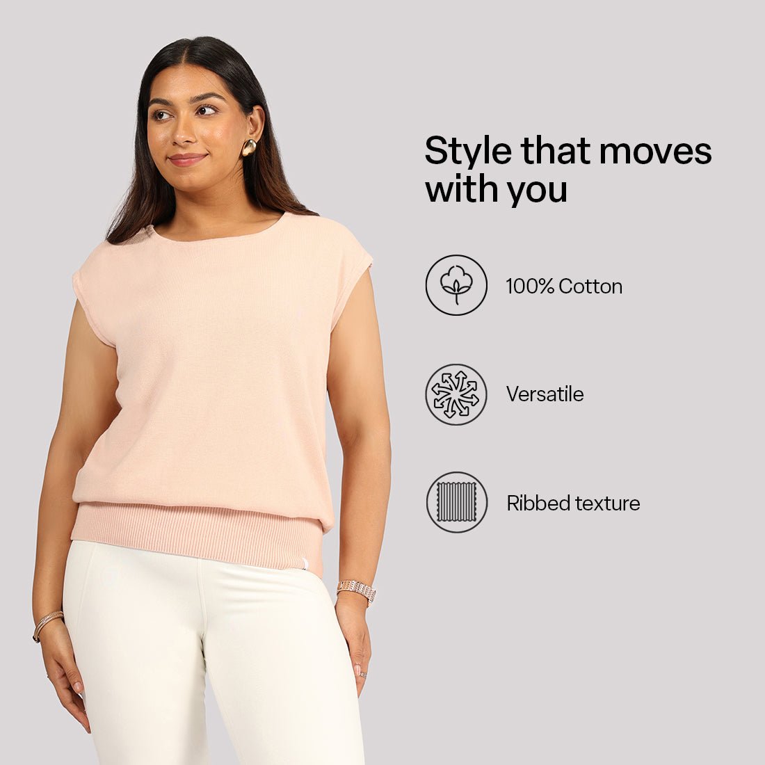 Move All Day Cap Sleeves Top - BlissClub