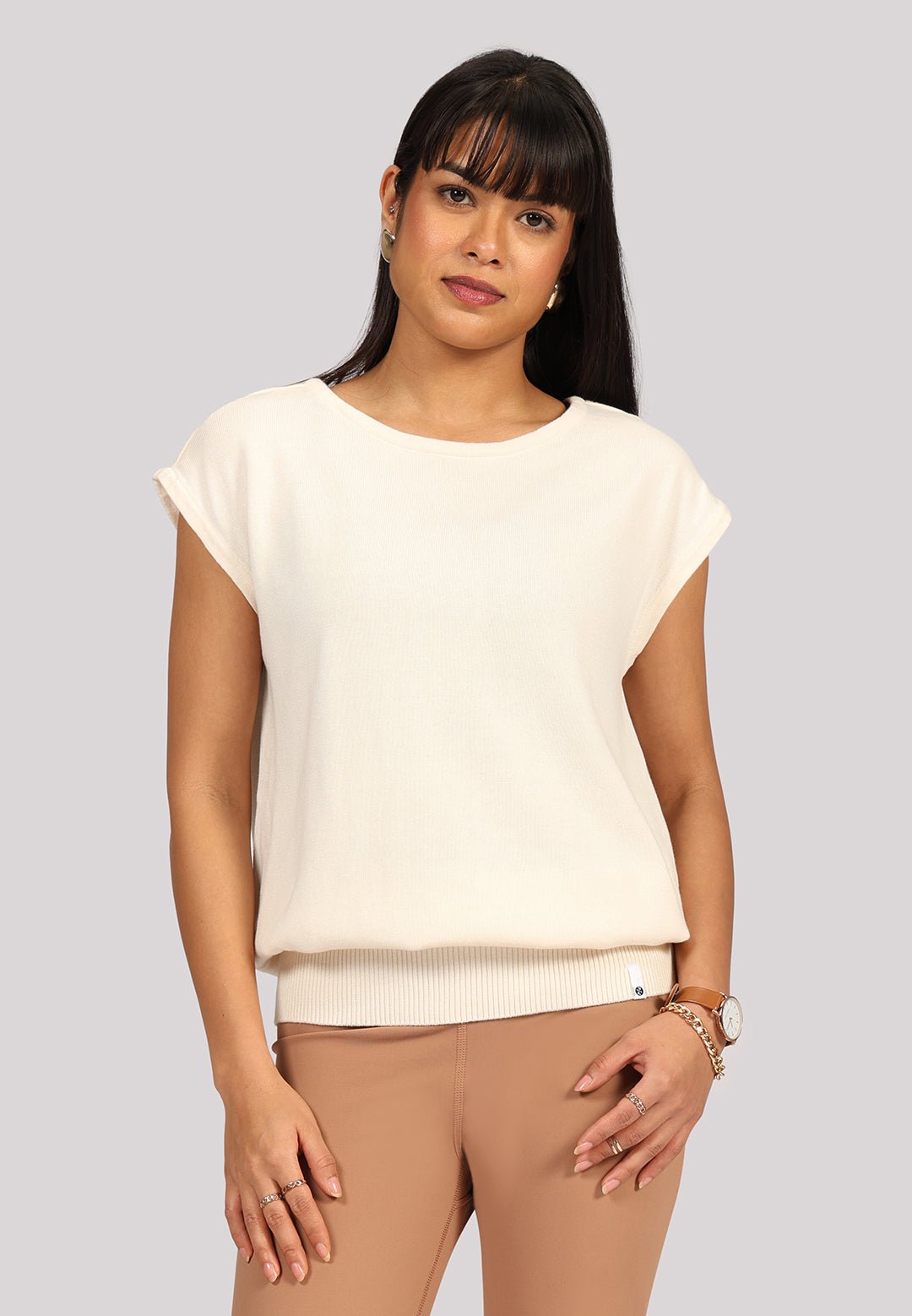 Move All Day Cap Sleeves Top - BlissClub