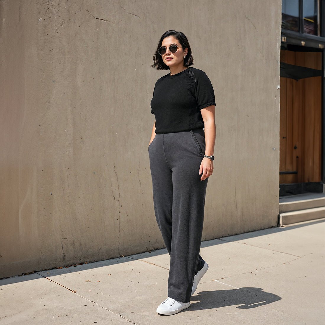 Move All Day Cotton Wide Pants - BlissClub