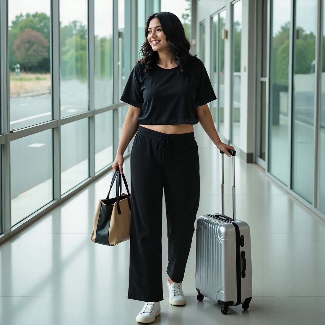 Move All Day Cotton Wide Pants - Tall - BlissClub