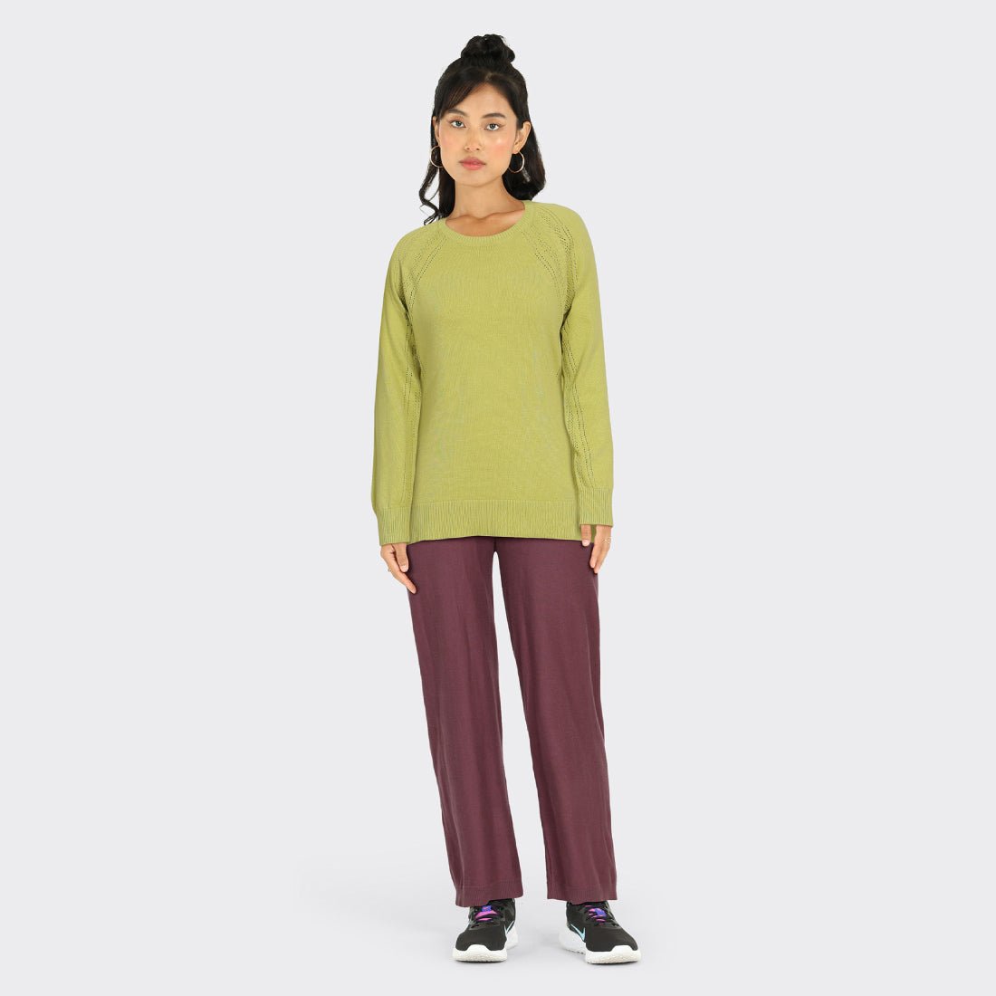 Move All Day CottonKnit Top Full Sleeves - BlissClub