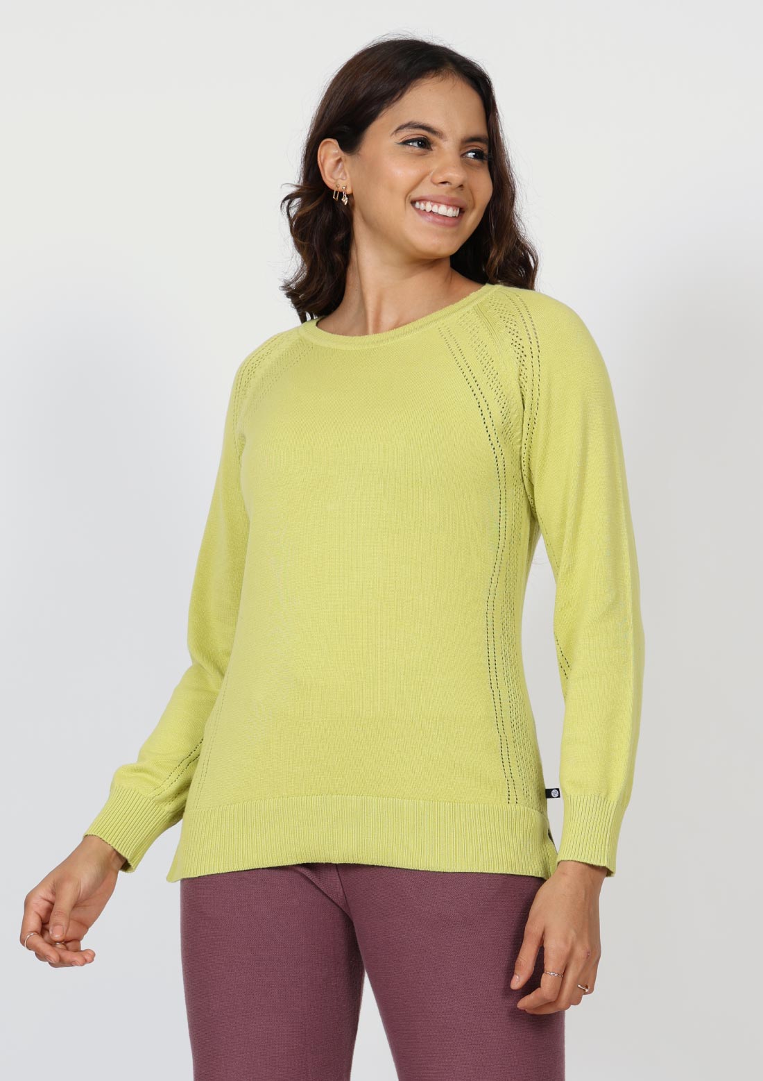 Move All Day CottonKnit Top Full Sleeves - BlissClub