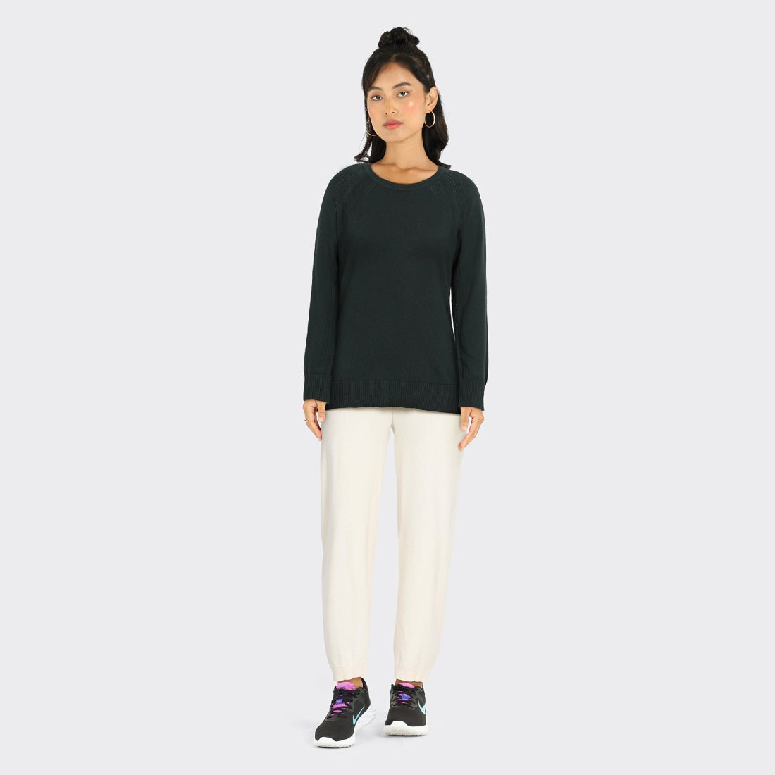 Move All Day CottonKnit Top Full Sleeves - BlissClub