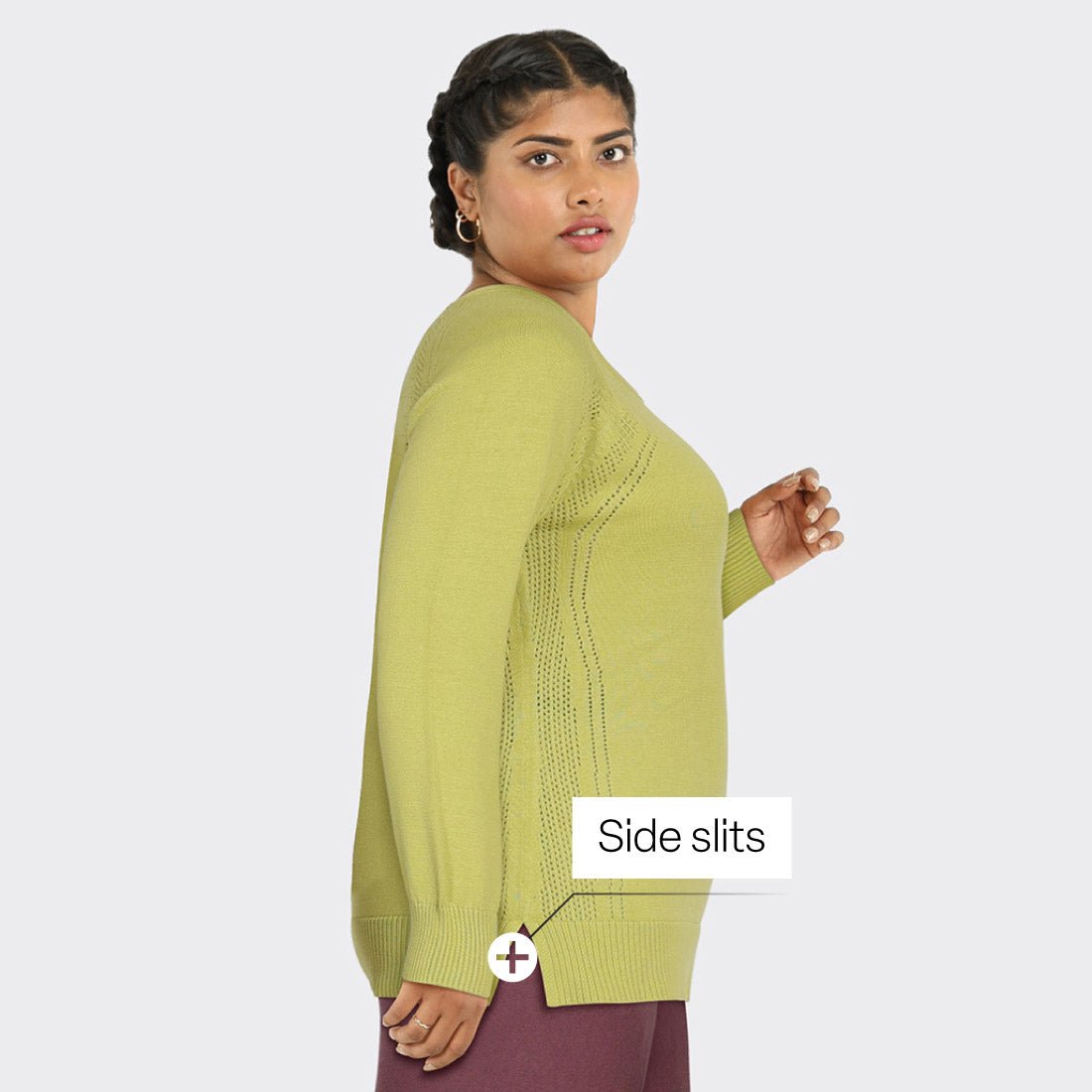 Move All Day CottonKnit Top Full Sleeves - BlissClub
