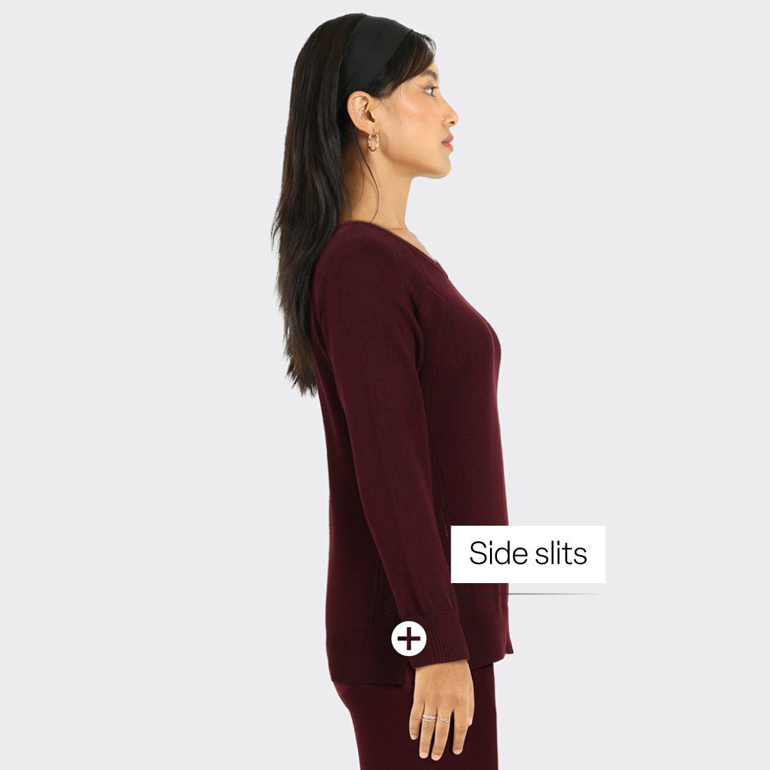 Move All Day CottonKnit Top Full Sleeves - BlissClub