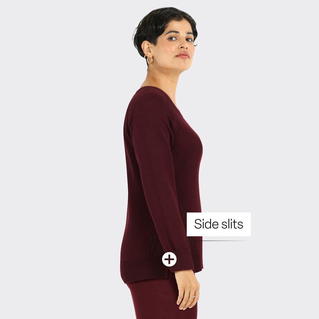 Move All Day CottonKnit Top Full Sleeves - BlissClub