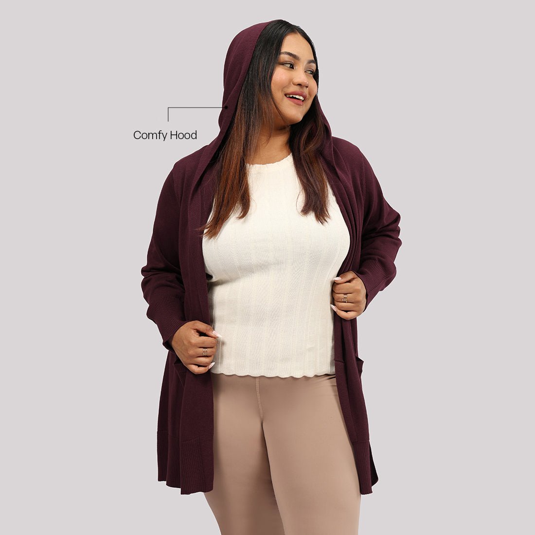 Move All Day Hooded Shrug - BlissClub