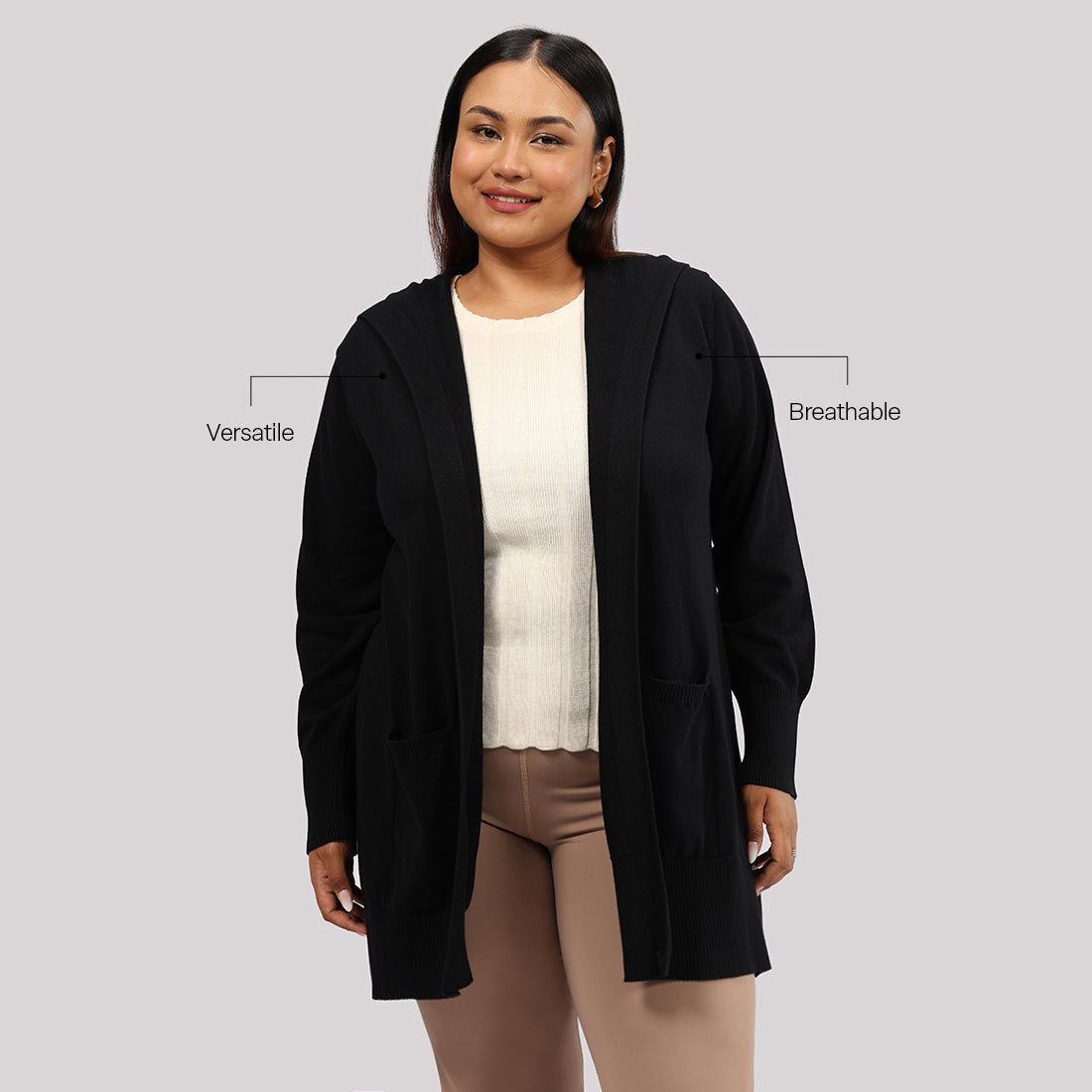 Move All Day Hooded Shrug - BlissClub