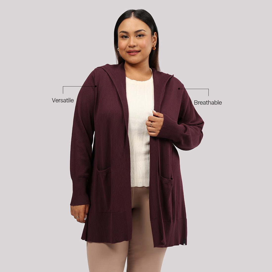 Move All Day Hooded Shrug - BlissClub