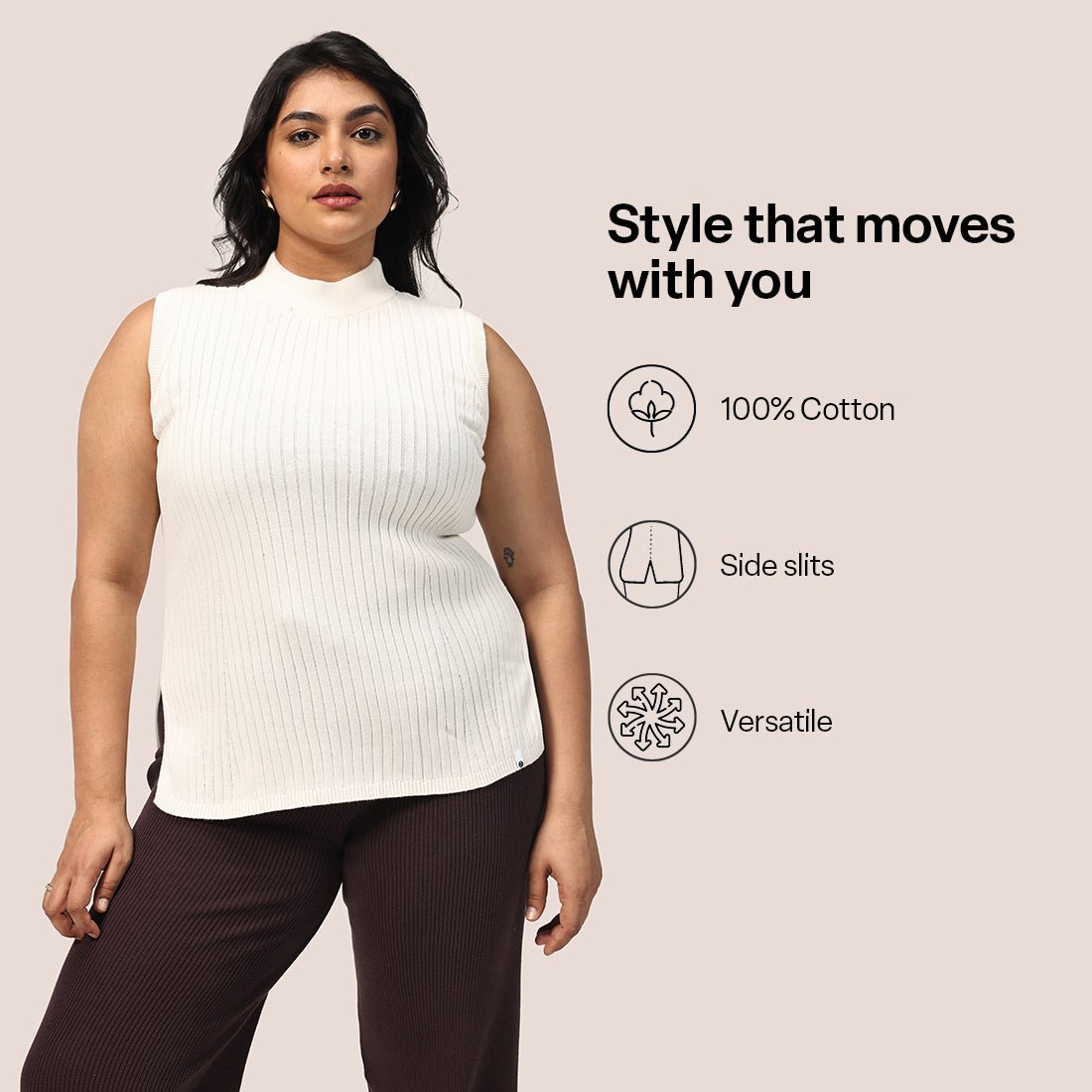 Move All Day Sleeveless Top - BlissClub
