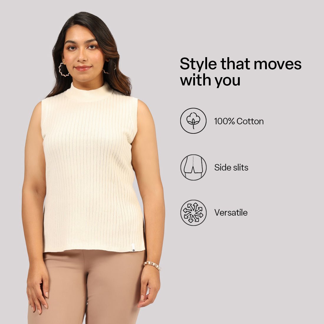 Move All Day Sleeveless Top - BlissClub