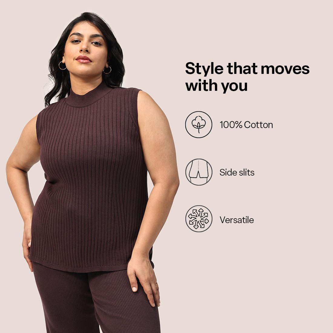 Move All Day Sleeveless Top - BlissClub