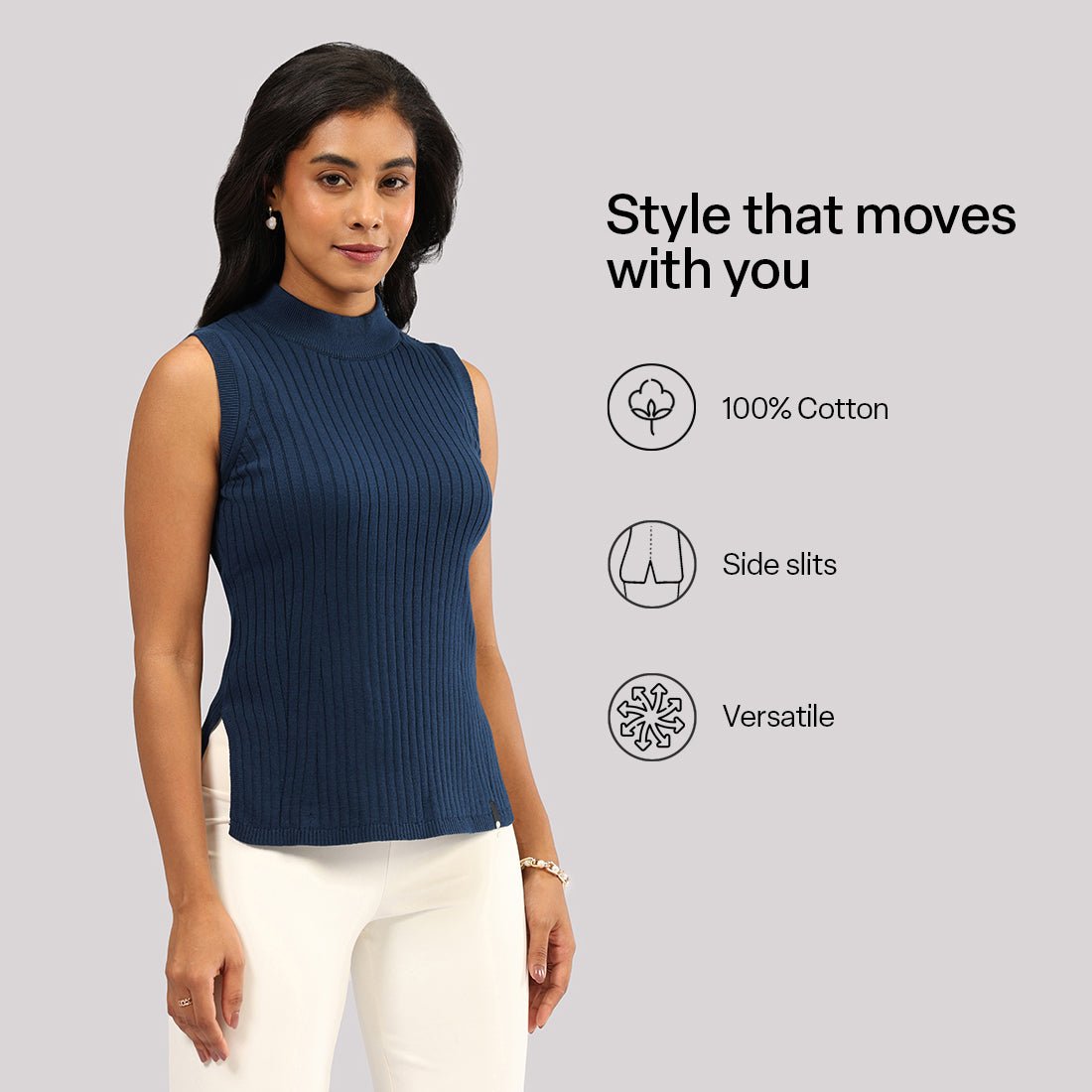 Move All Day Sleeveless Top - BlissClub